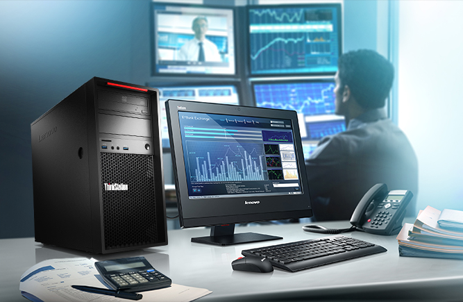 联想Think Station P410工作站_联想总代理商的简约设计设备，具备卓越图形处理能力