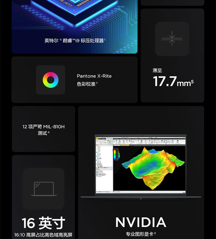 联想ThinkPad P1高性能移动工作站，多种强劲处理器加持，助力创意工作