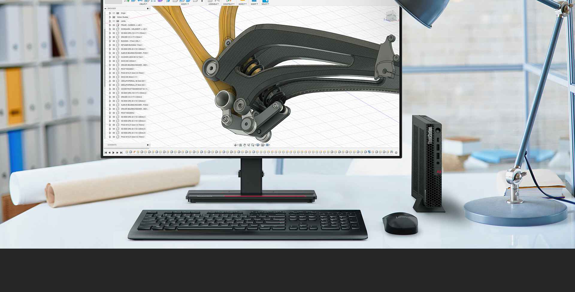 联想Think Station P3 TINY工作站，13代酷睿搭配专业显卡，性能无惧挑战