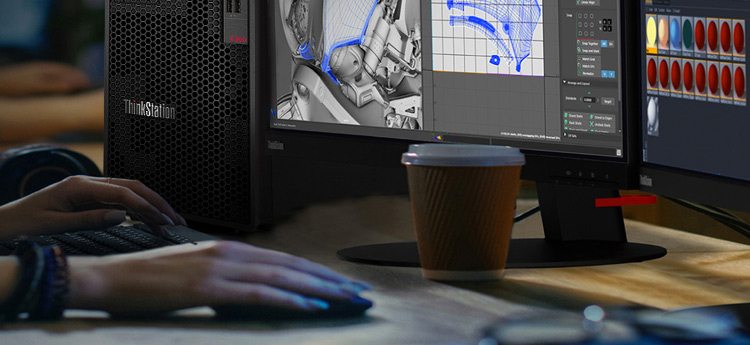 联想Think Station P360工作站_联想总代理商产品，PCIe 4.0高速接口支持顶级存储与显卡