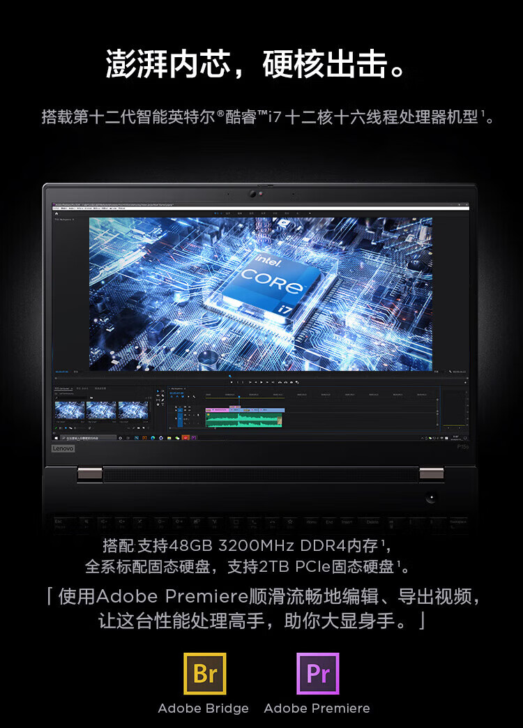 联想ThinkPad P16s 16英寸高性能移动工作站，商用笔记本，配置高端，满足专业需求