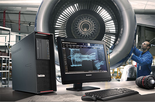 联想Think Station P500高性能图形工作站，搭载英特尔至强E5 - 1620v3处理器，图形处理能力出众