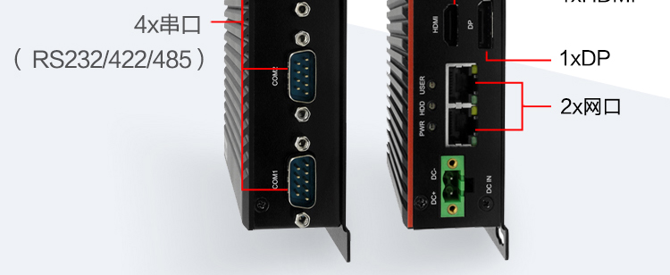 联想Lenovo ECG-E30_嵌入式工业网关，多种安装方式工控机