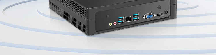 联想云终端ECC-T30工控机，桌面挂壁多用，支持多设备